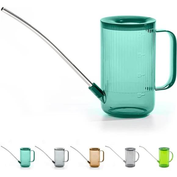 Small Watering Can w/ Long Spout for Flowers, Succulents 34oz - Picture 1 of 7